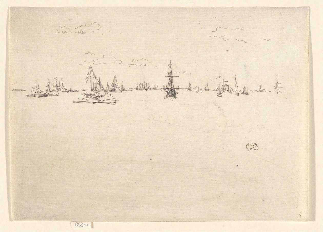 El barco de la torreta, del Jubilee Set de James Abbott McNeill Whistler