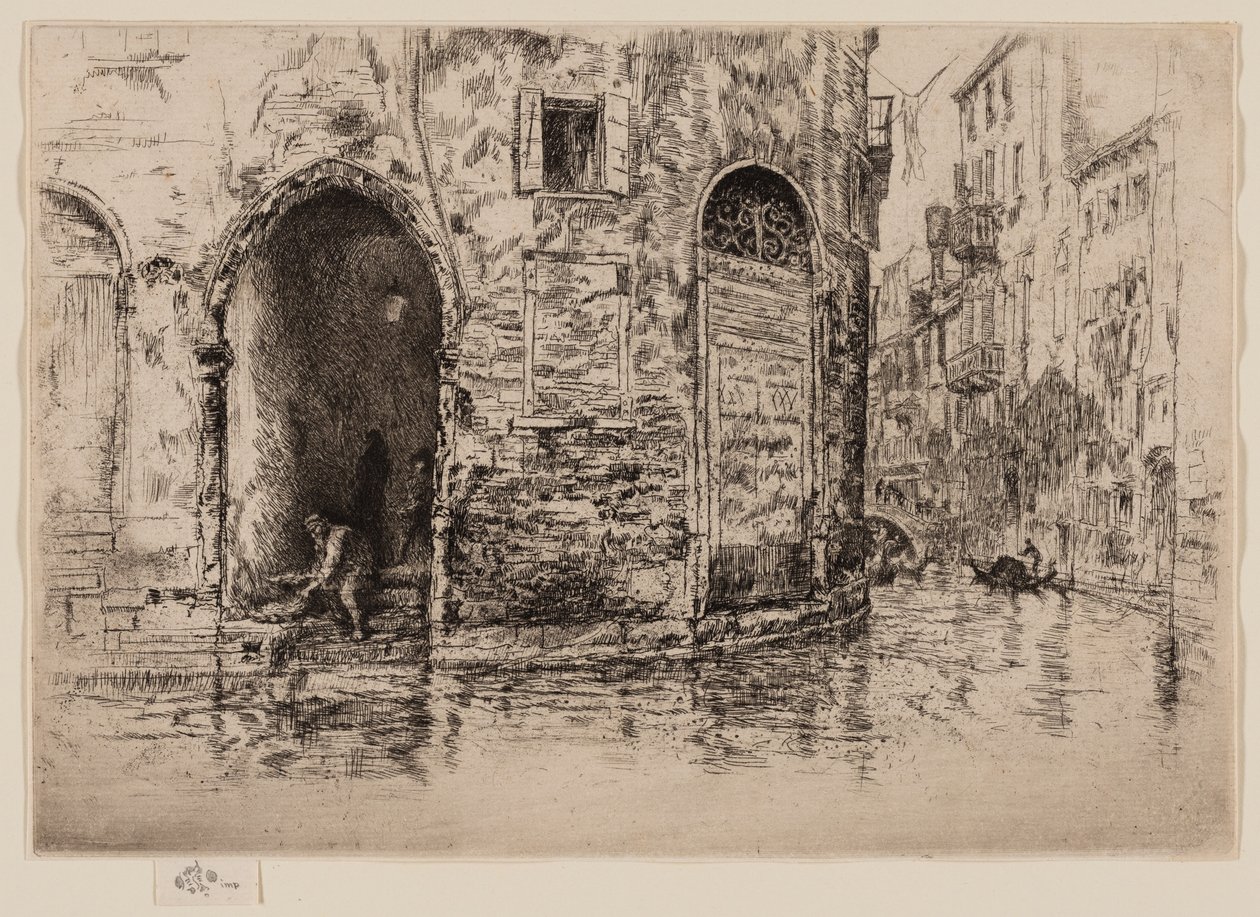 Las Dos Puertas de James Abbott McNeill Whistler