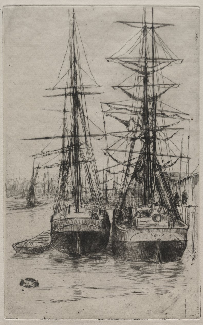 Los dos barcos de James McNeill Whistler