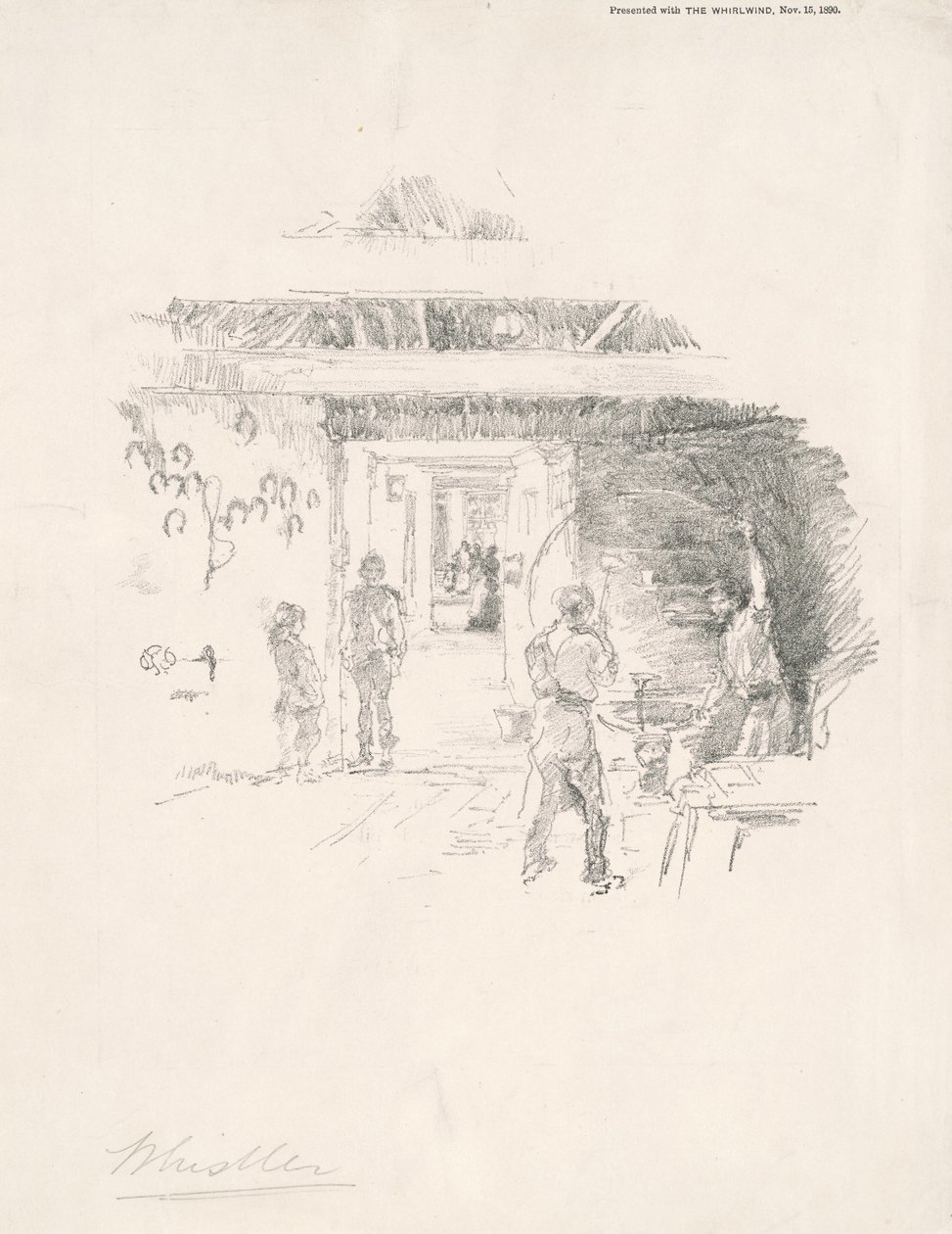 El herrero de neumáticos de James Abbott McNeill Whistler