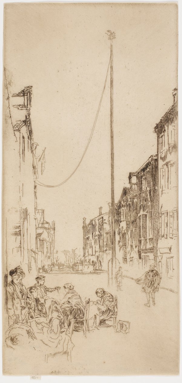 El mástil veneciano de James Abbott McNeill Whistler