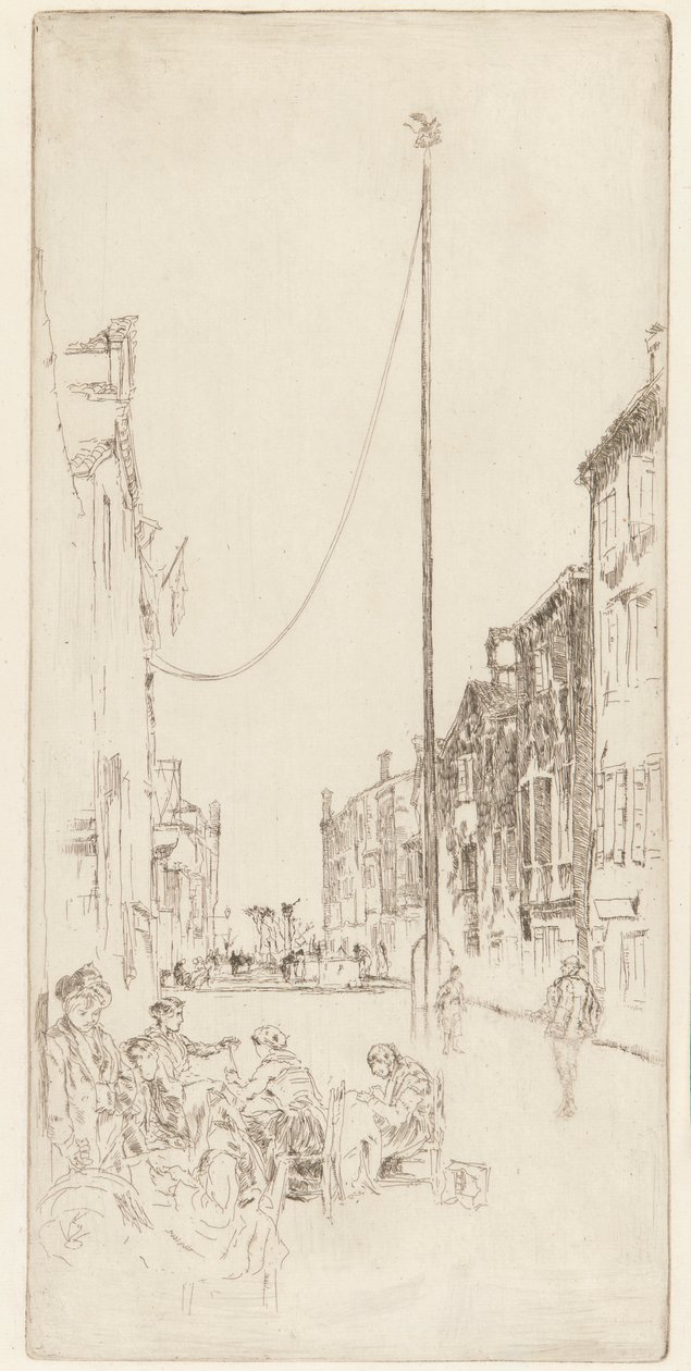 El mástil veneciano de James Abbott McNeill Whistler