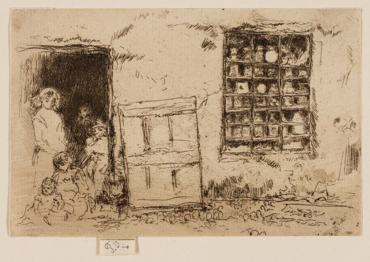 La Tienda de Dulces del Pueblo de James Abbott McNeill Whistler