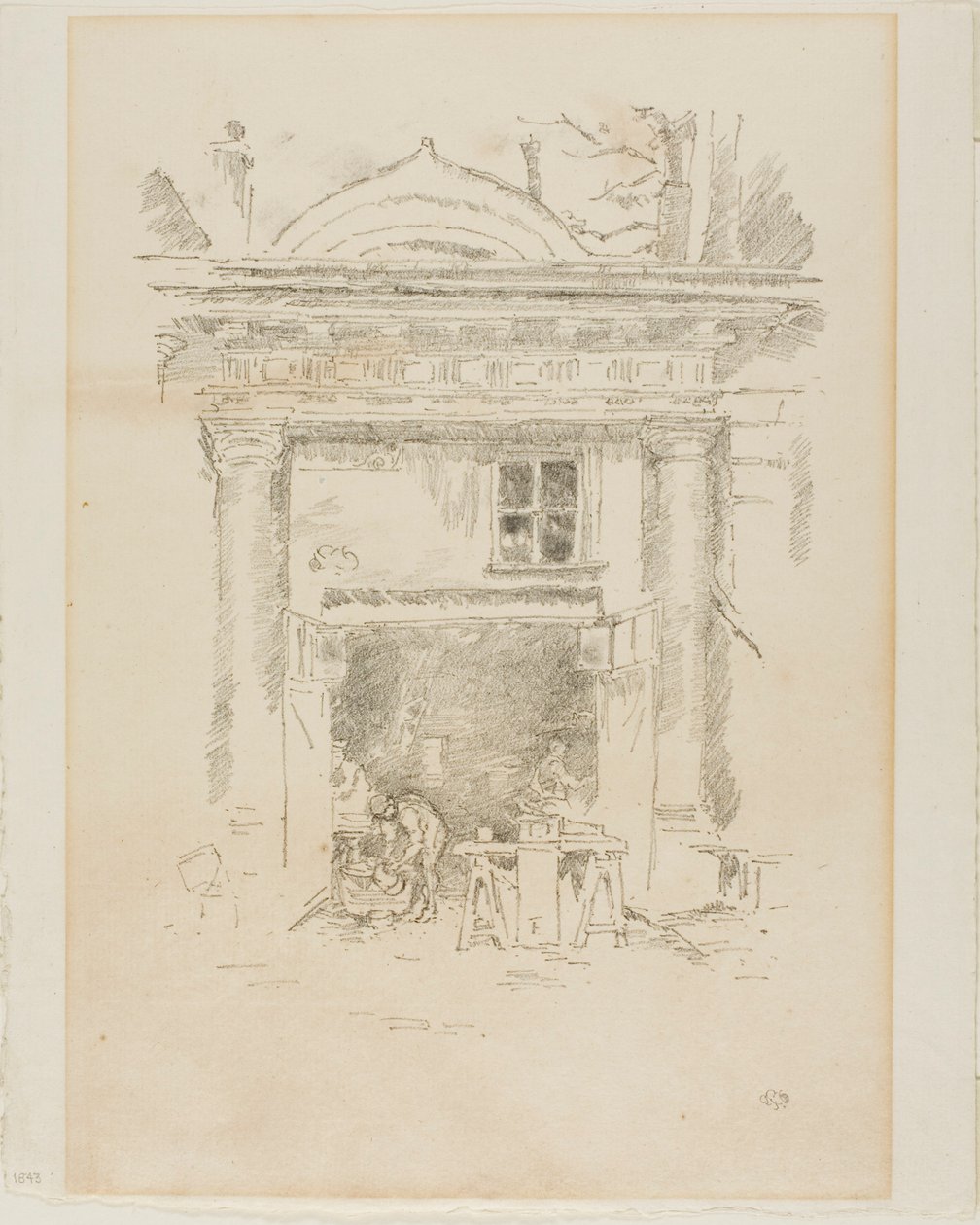 Los herreros, Impasse des Carmélites de James McNeill Whistler