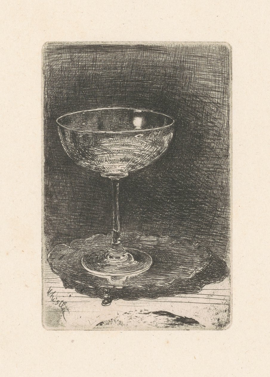 La copa de vino de James Abbott McNeill Whistler