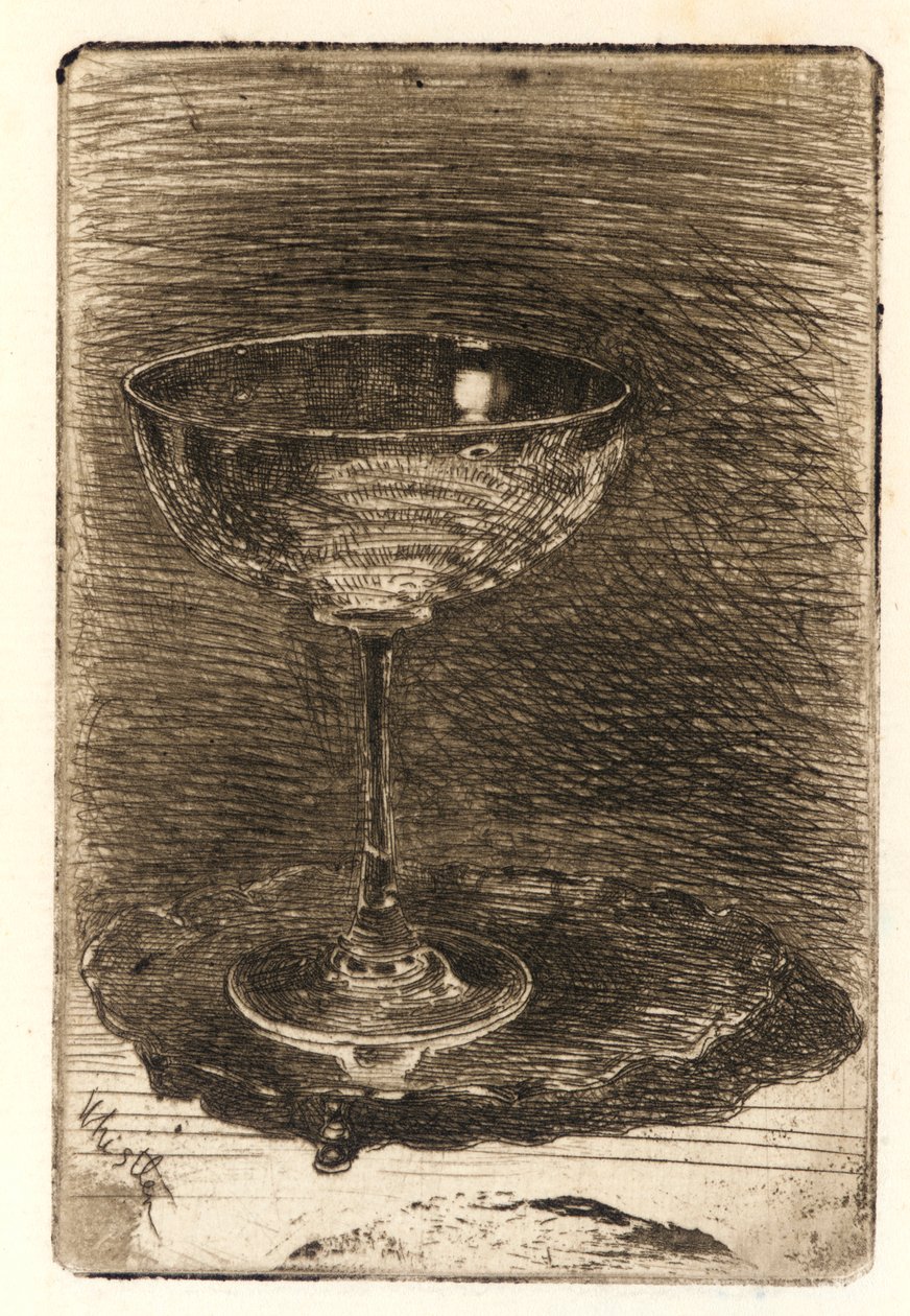 La copa de vino de James Abbott McNeill Whistler