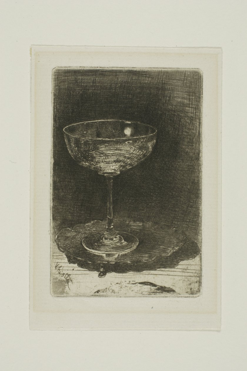 La copa de vino de James Abbott McNeill Whistler