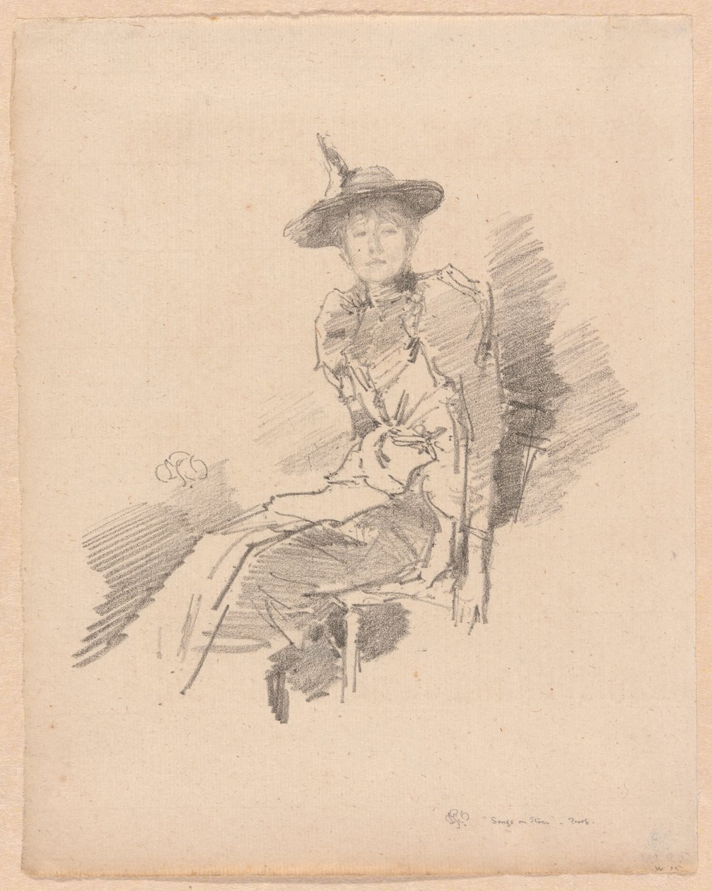 El Sombrero Alado de James Abbott McNeill Whistler