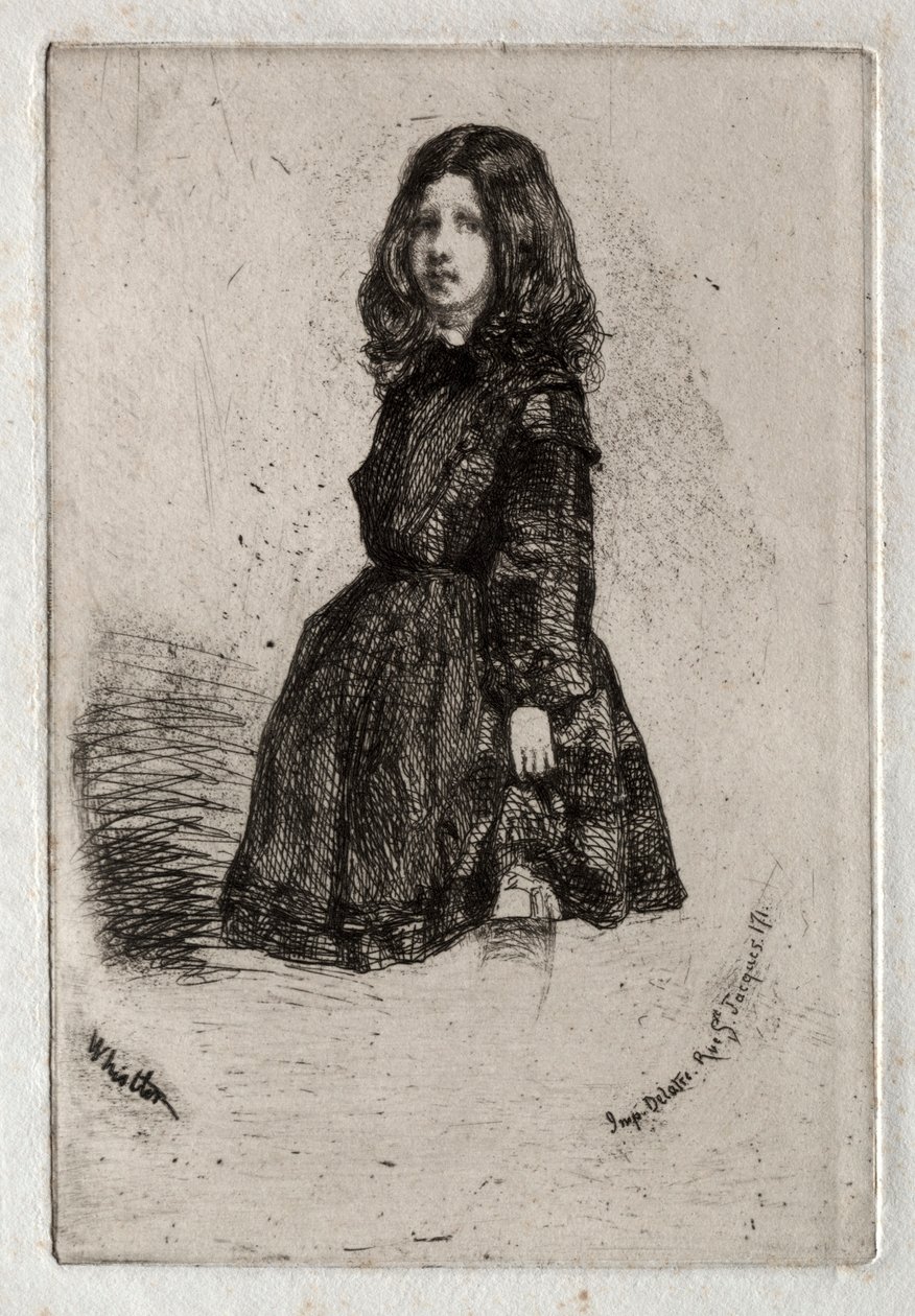 Doce grabados de la naturaleza:  Annie de James McNeill Whistler