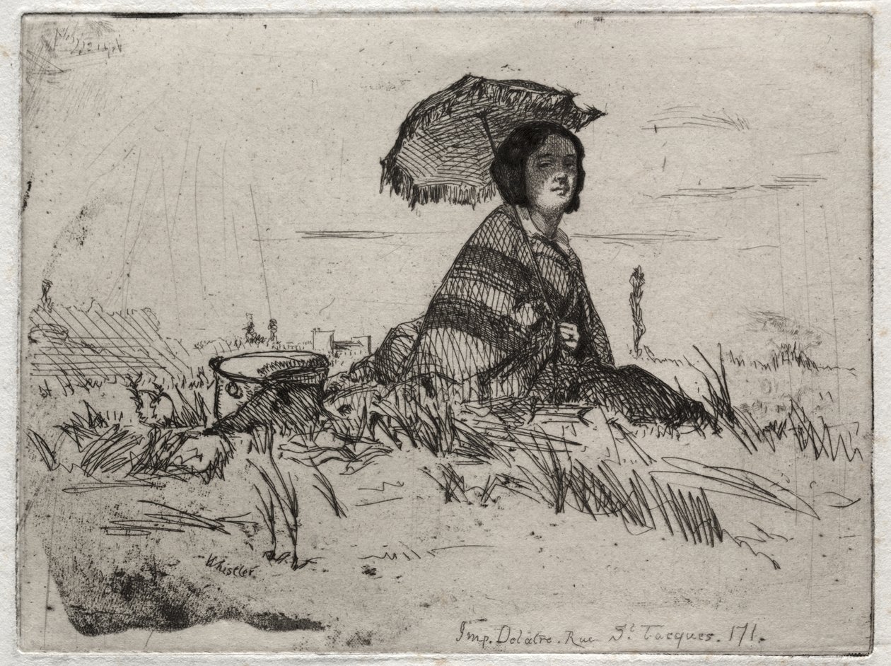 Doce aguafuertes del natural: A pleno sol de James McNeill Whistler