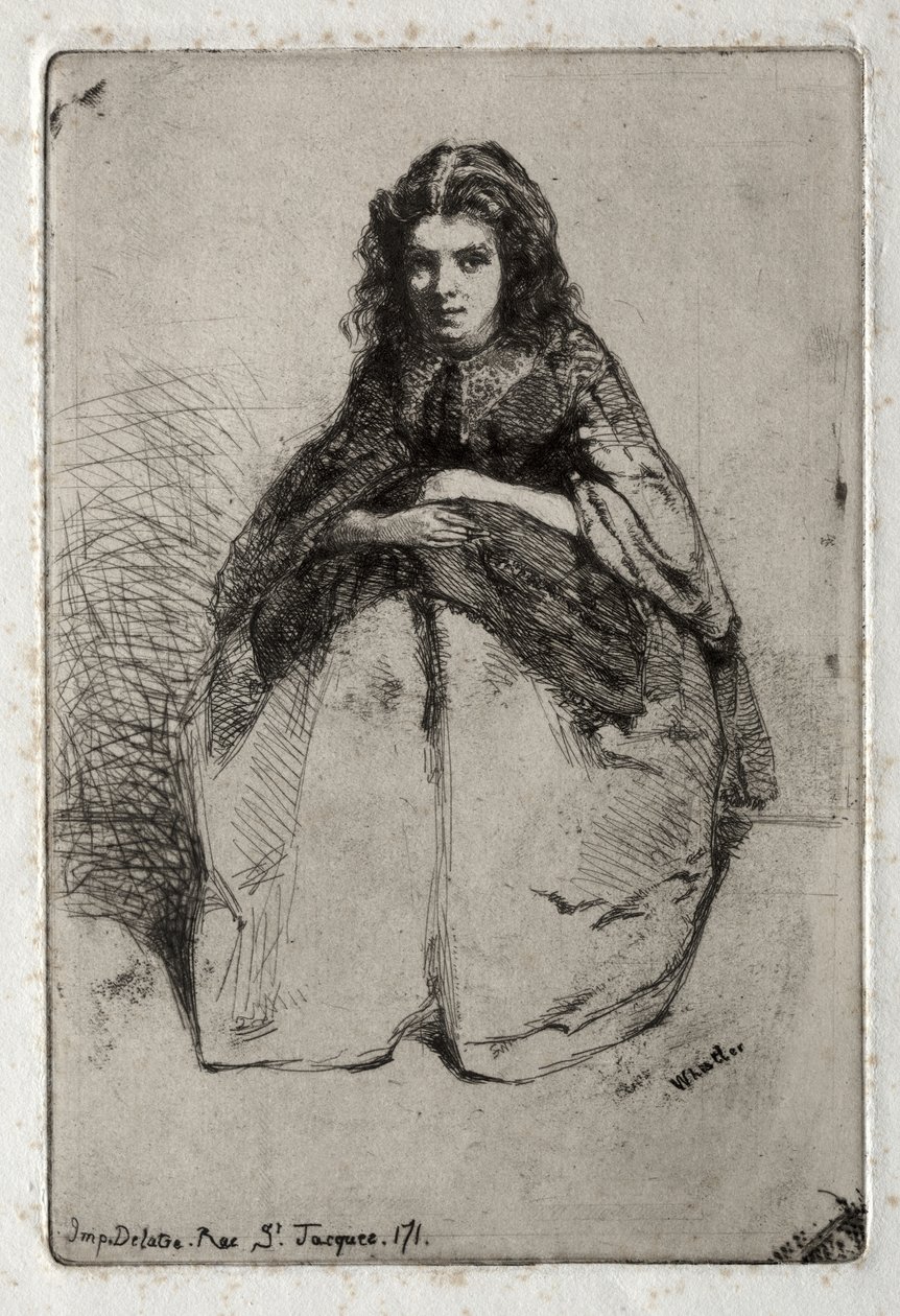 Doce grabados de la naturaleza:  Fumette de James McNeill Whistler