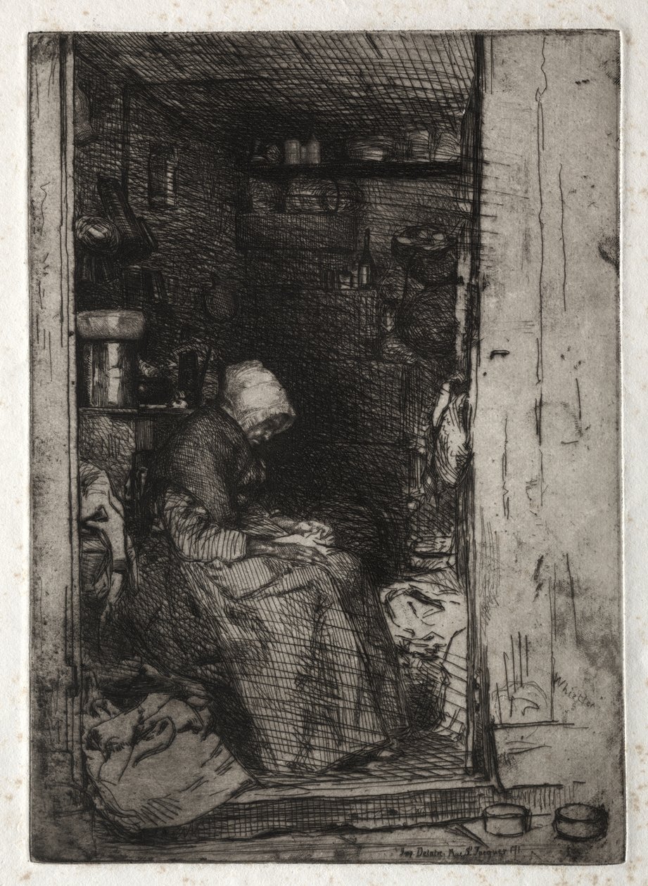 Doce grabados de la naturaleza:  La Veille aux Loques de James McNeill Whistler