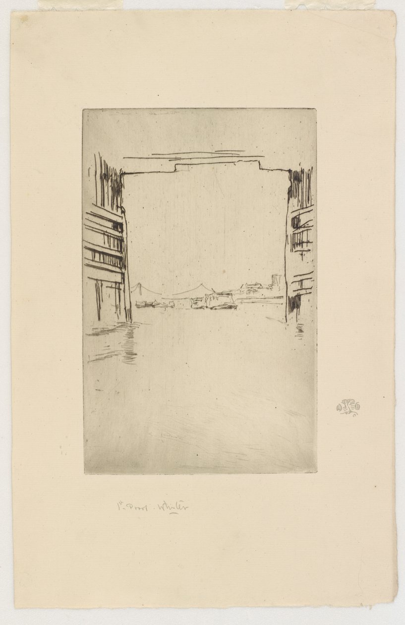 Bajo el viejo puente de Battersea de James Abbott McNeill Whistler