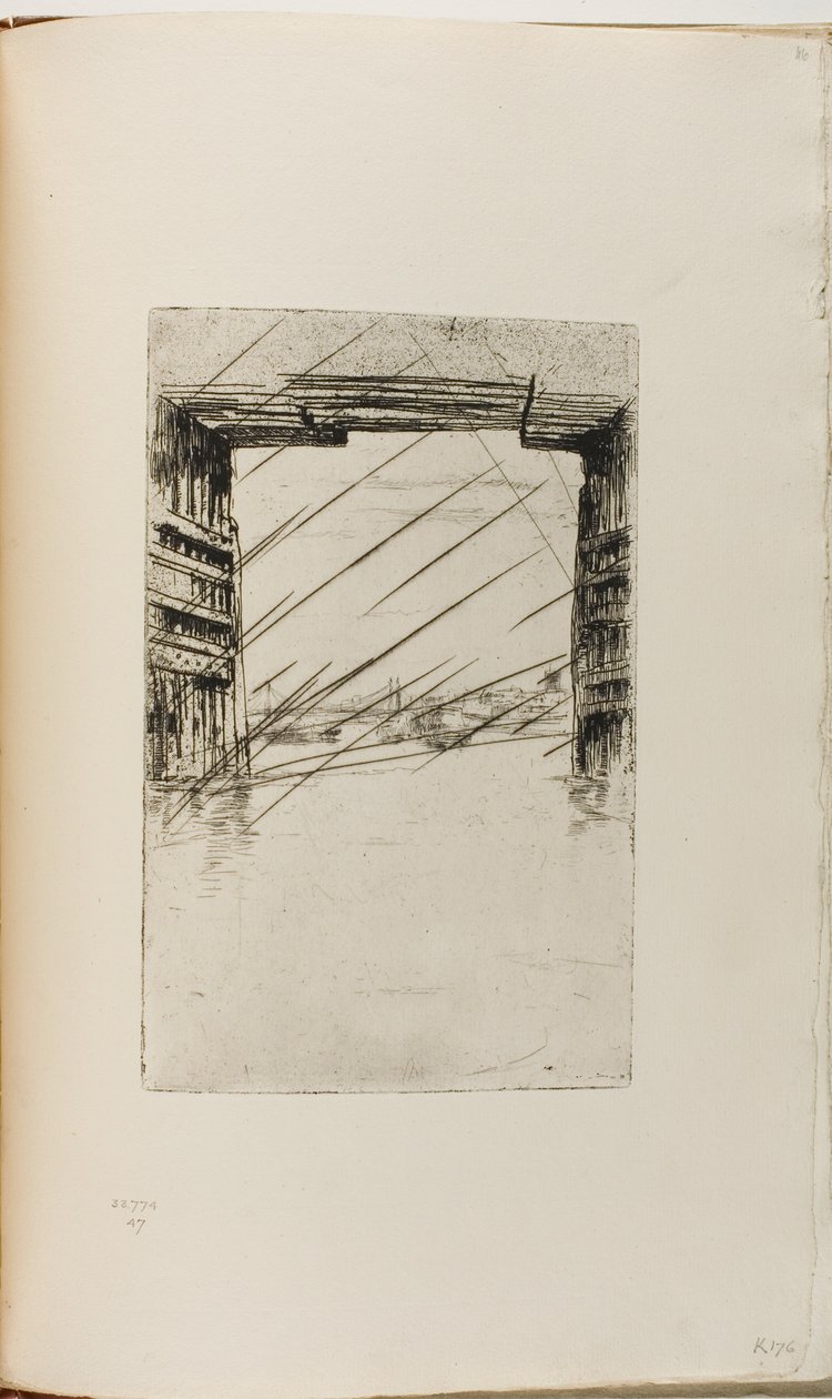 Bajo el viejo puente de Battersea de James Abbott McNeill Whistler