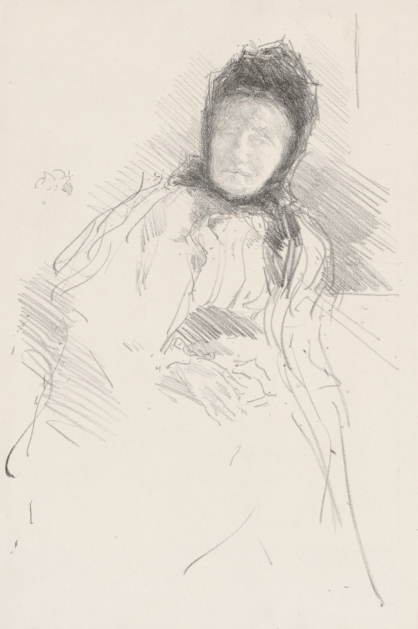 Boceto inacabado de Lady Haden de James Abbott McNeill Whistler