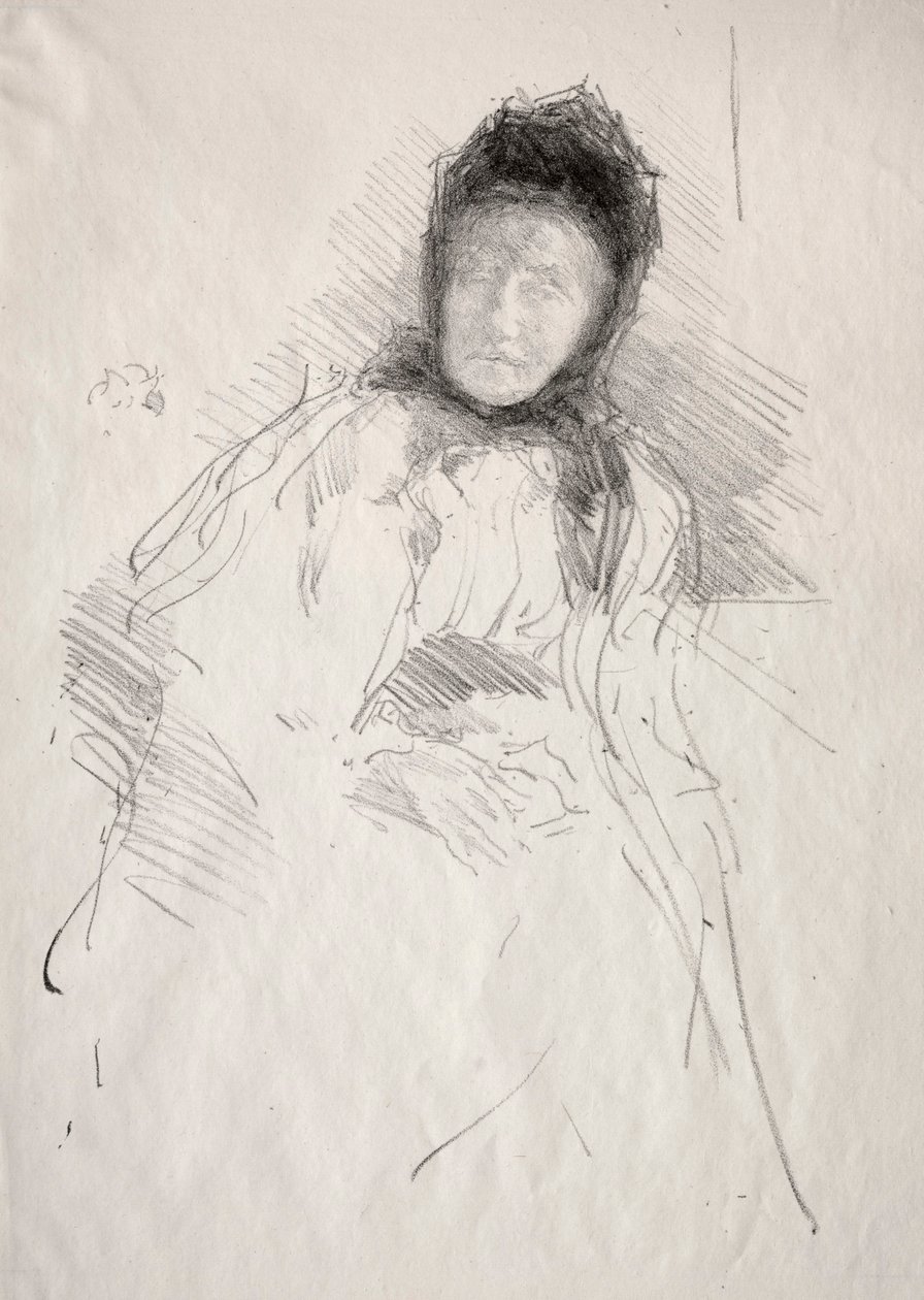Boceto inacabado de Lady Haden de James McNeill Whistler