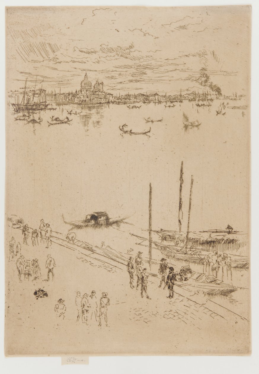 Venecia vertical de James Abbott McNeill Whistler
