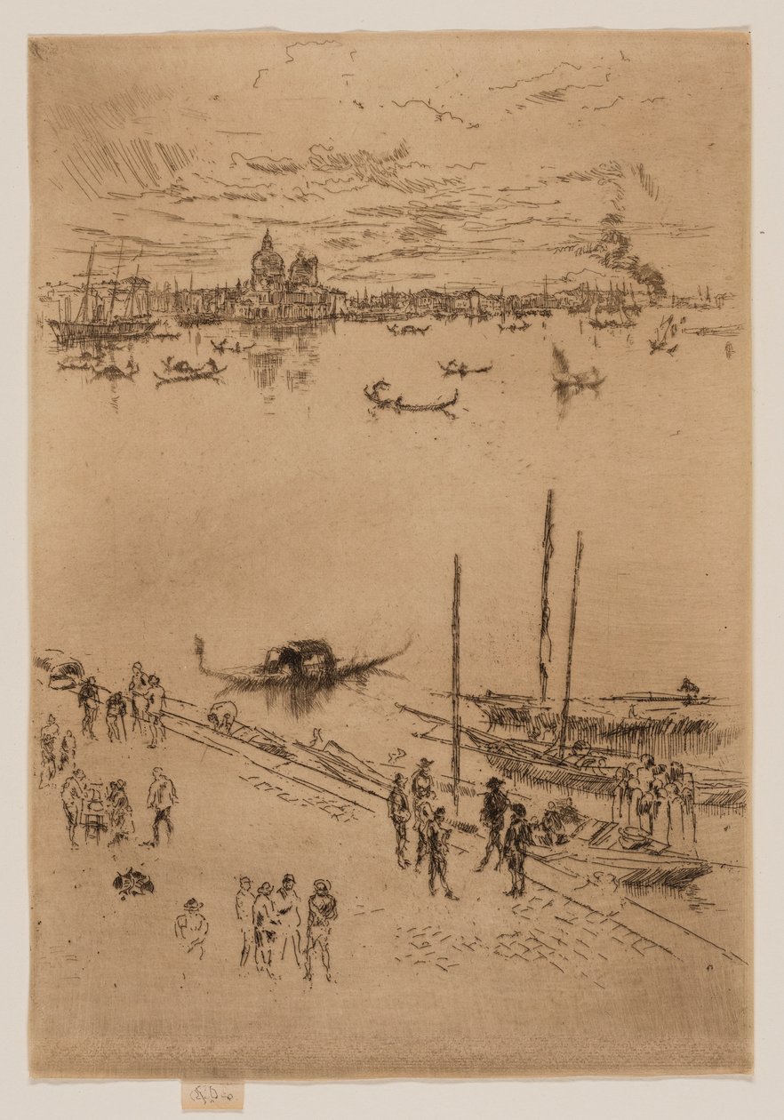 Venecia vertical de James Abbott McNeill Whistler
