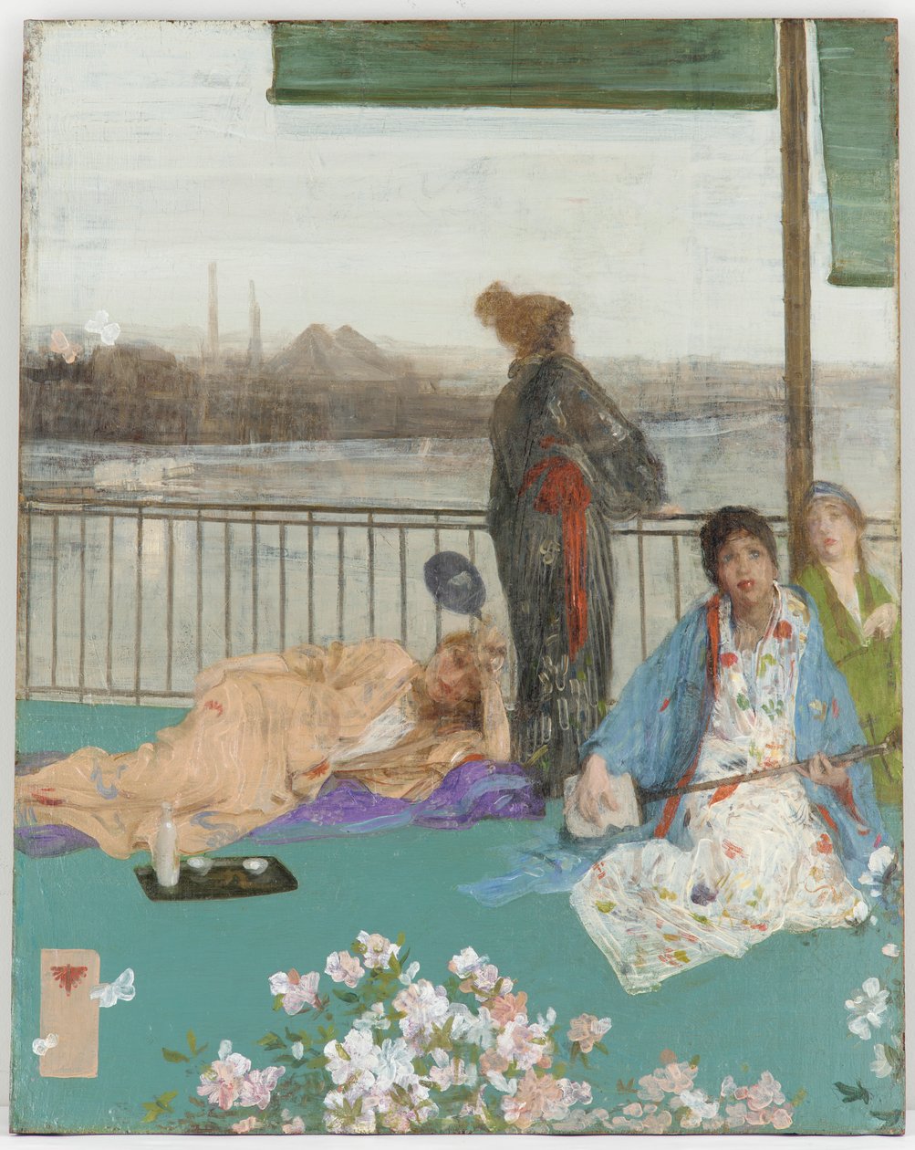 Variaciones en color carne y verde - El balcón de James Abbott McNeill Whistler