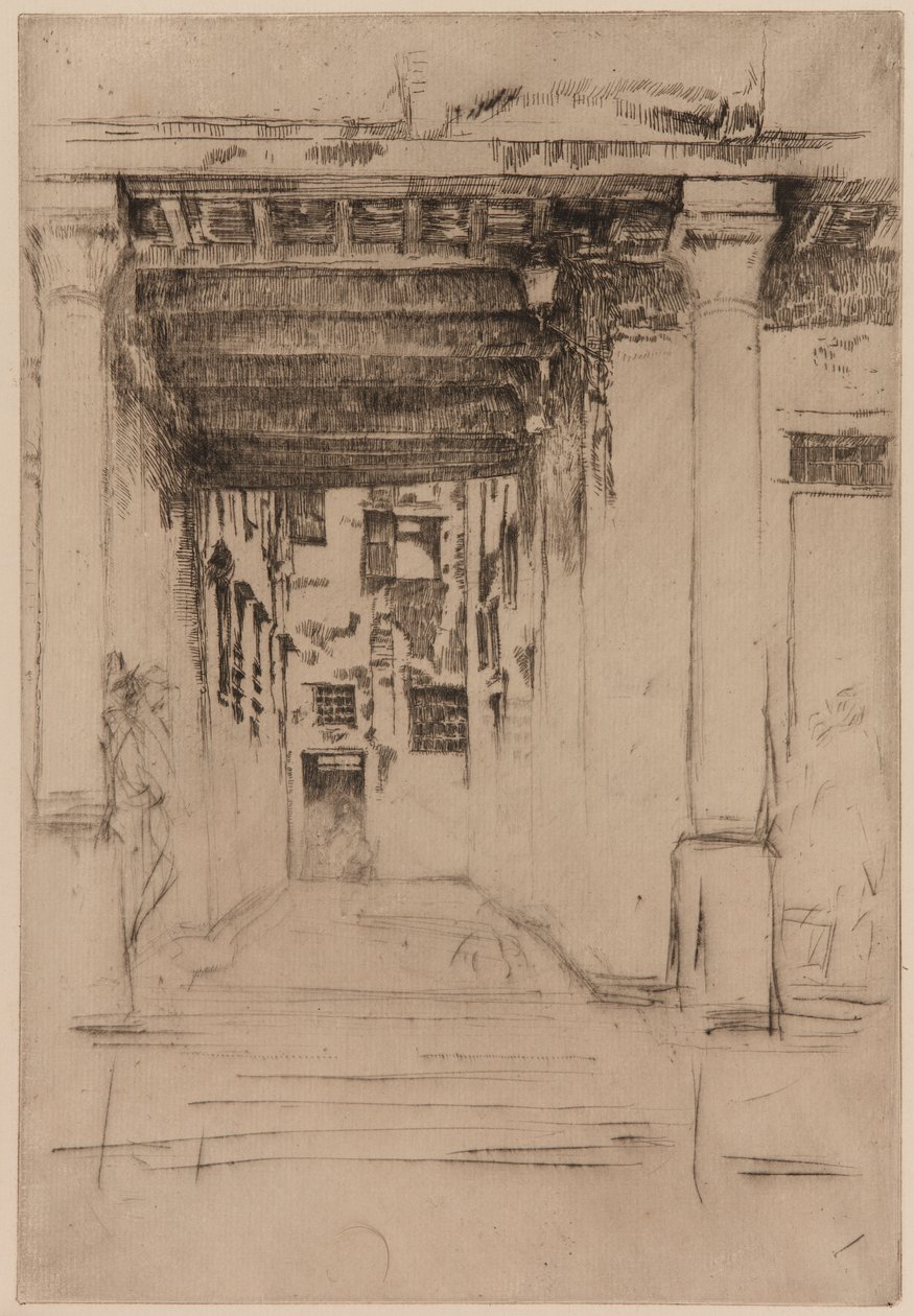 Corte veneciana de James Abbott McNeill Whistler