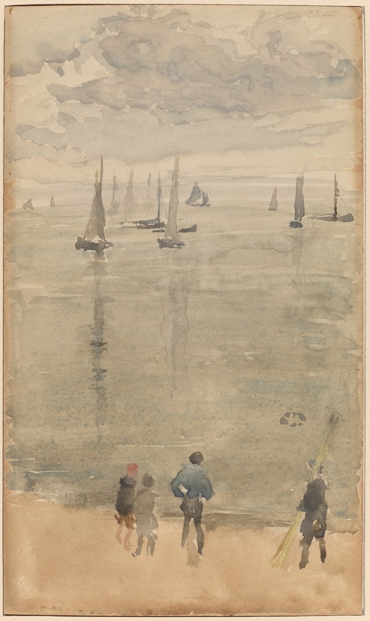 Violeta...El Regreso de los Barcos de Pesca de James Abbott McNeill Whistler
