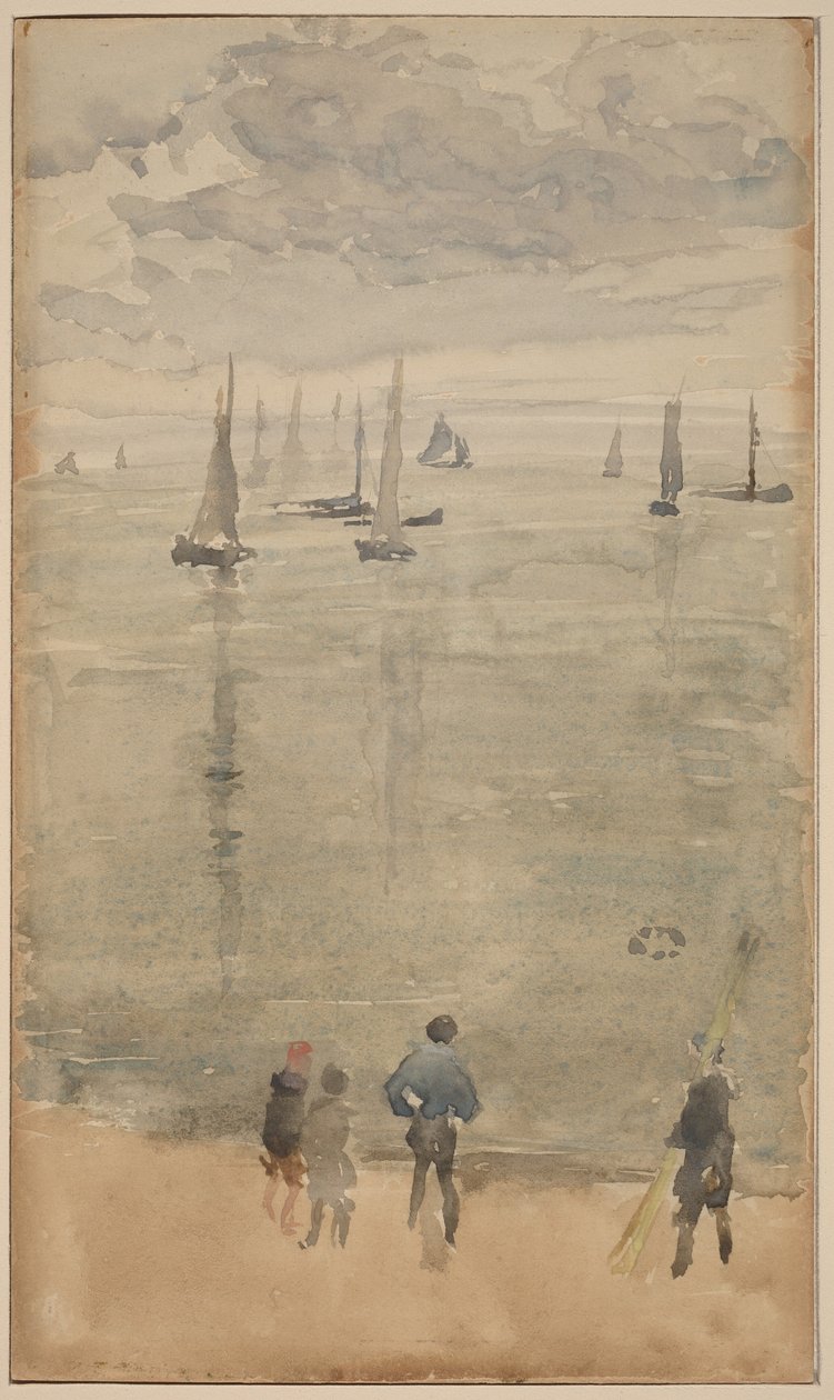 Violeta [¿nota?]... El regreso de los barcos pesqueros de James McNeill Whistler