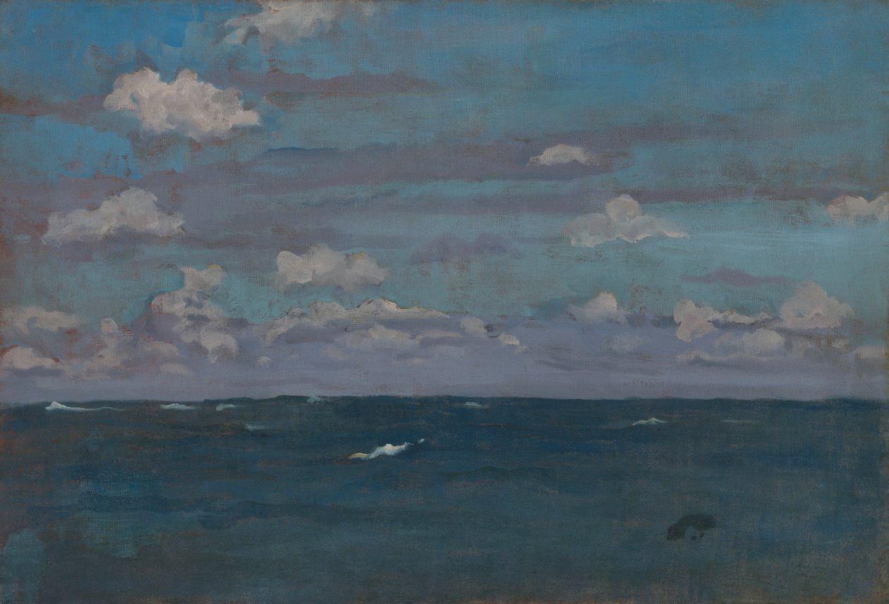 Violeta y plata-El mar profundo de James McNeill Whistler