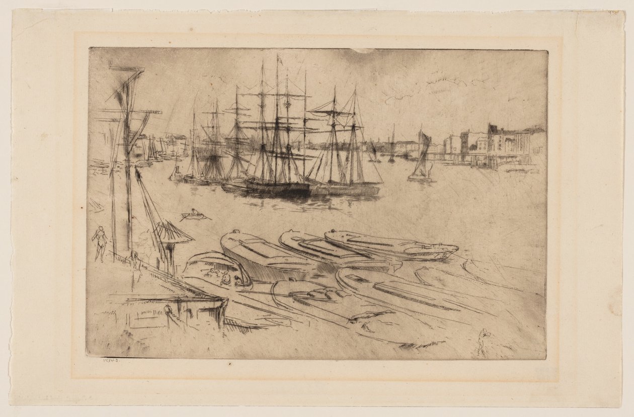 Wapping - La Piscina de James Abbott McNeill Whistler