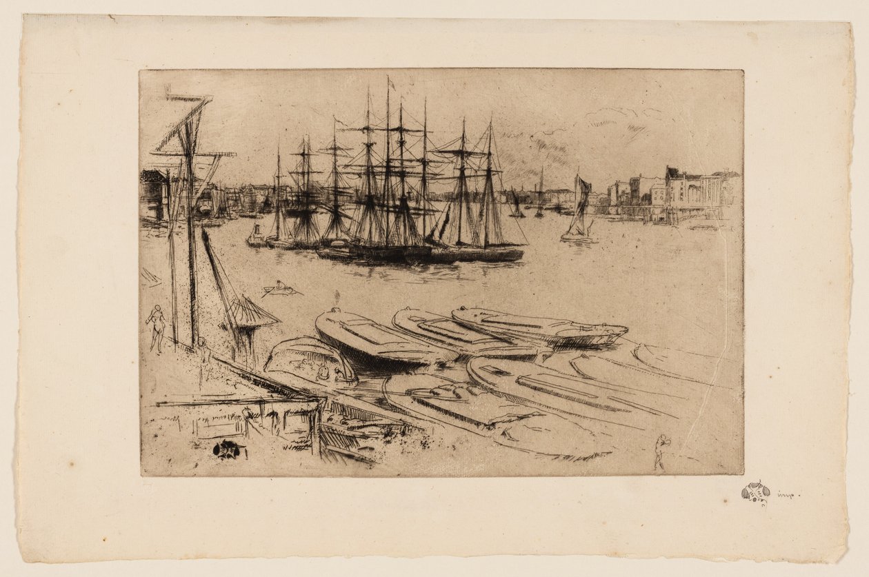 Wapping - La piscina de James Abbott McNeill Whistler