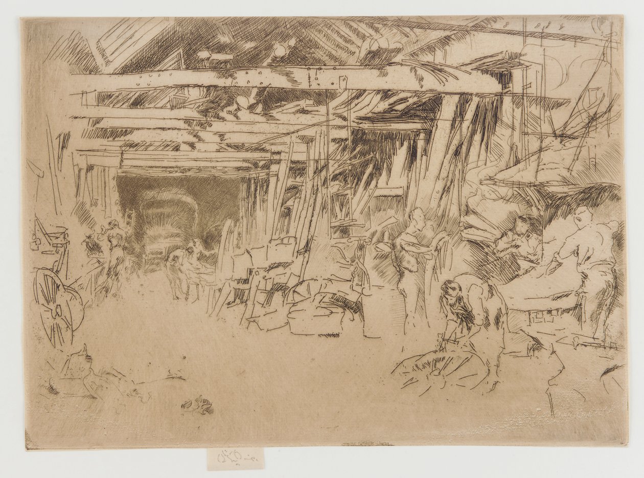 Carpintero de ruedas de James Abbott McNeill Whistler
