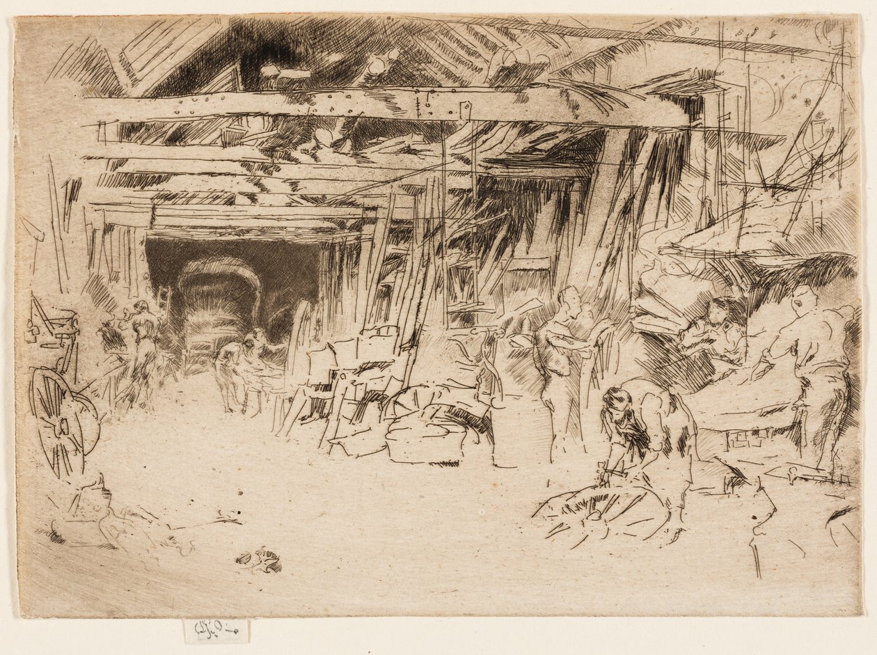 El carretero de James Abbott McNeill Whistler