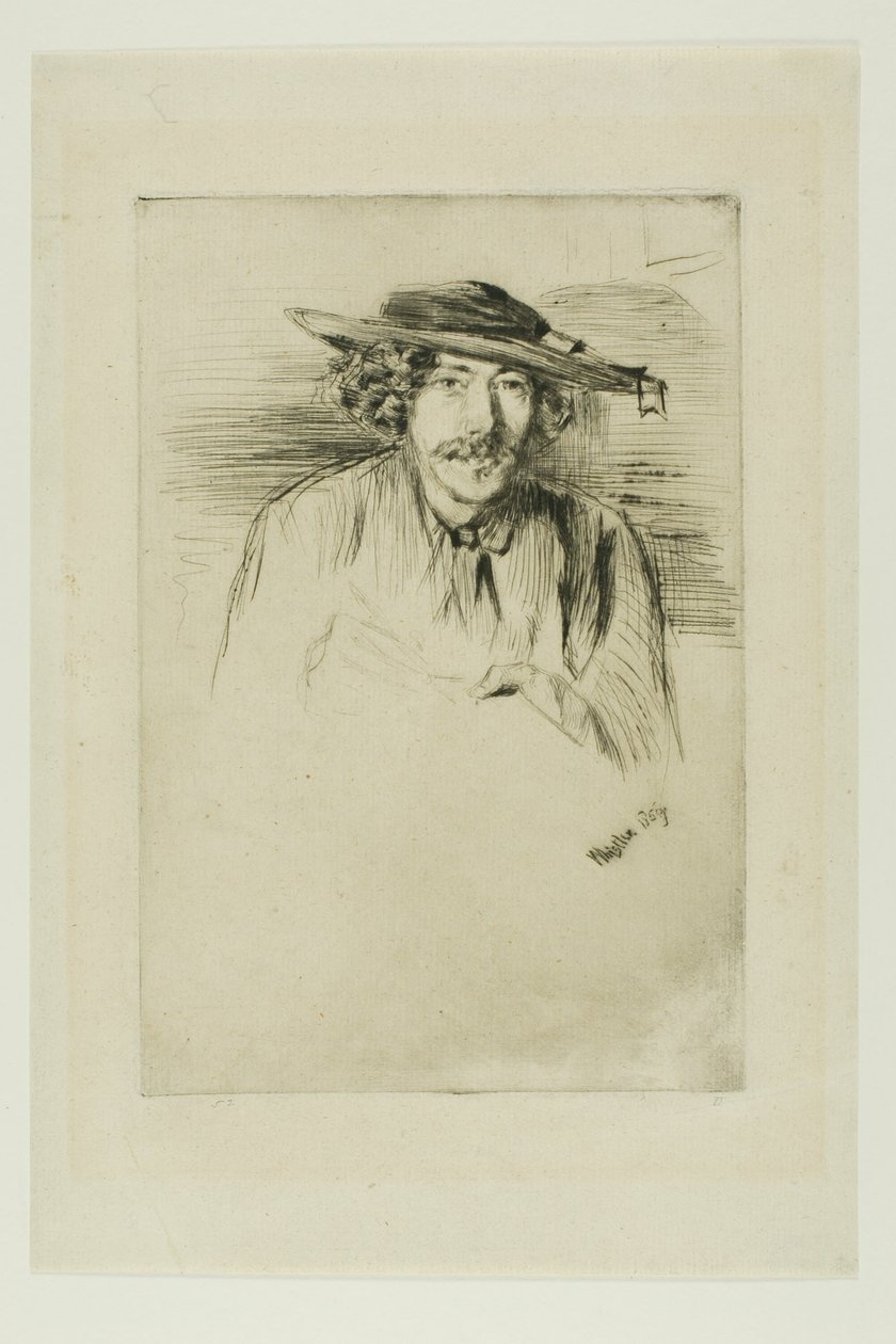 Whistler con sombrero de James Abbott McNeill Whistler