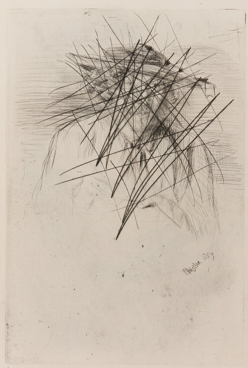 Whistler con un Sombrero de James Abbott McNeill Whistler