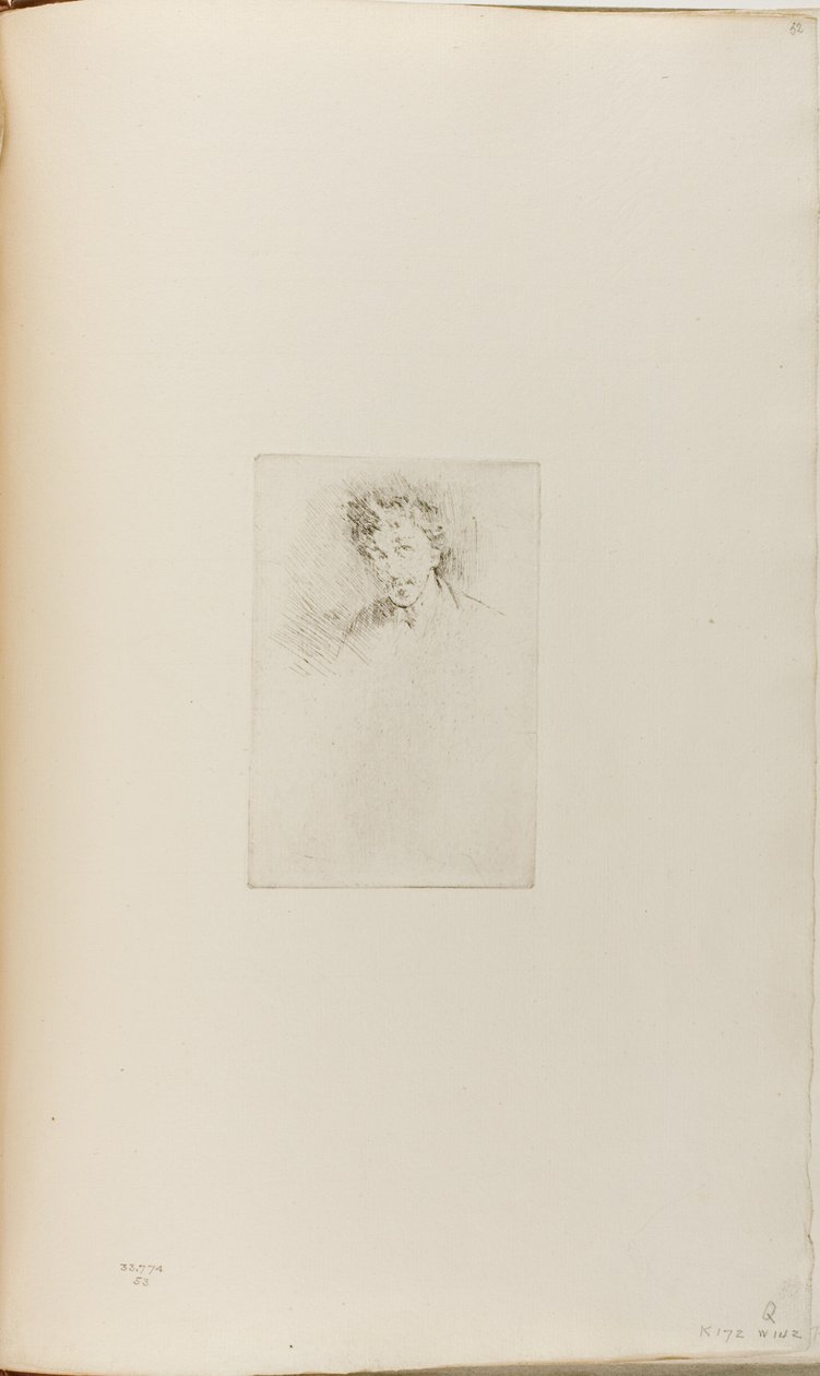 Whistler con el mechón blanco de James Abbott McNeill Whistler