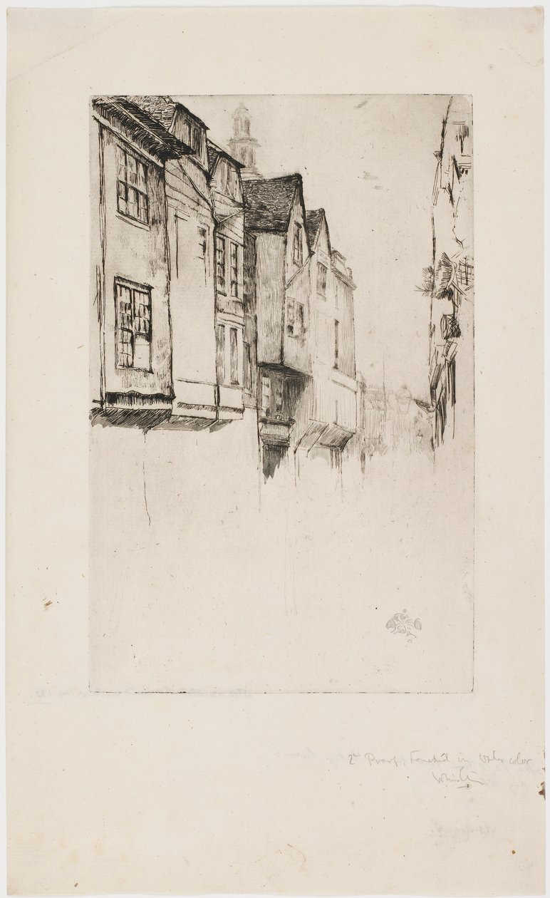 Calle Wych, Londres de James Abbott McNeill Whistler