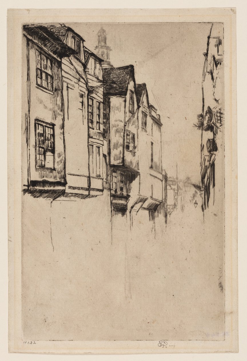 Wych Street, Londres de James Abbott McNeill Whistler