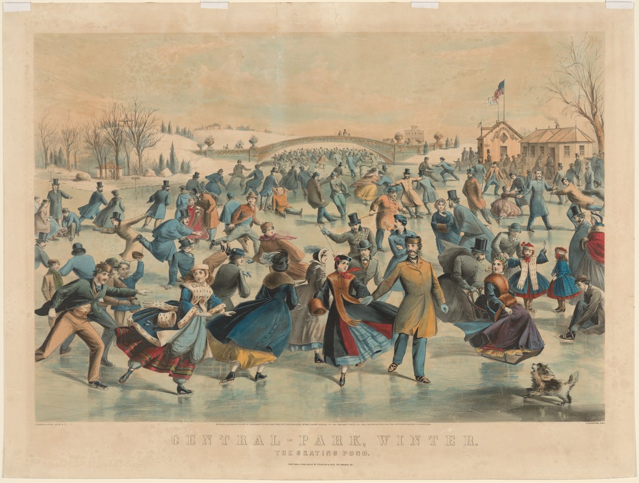 Central Park, Invierno: El estanque de patinaje de James Merritt Ives
