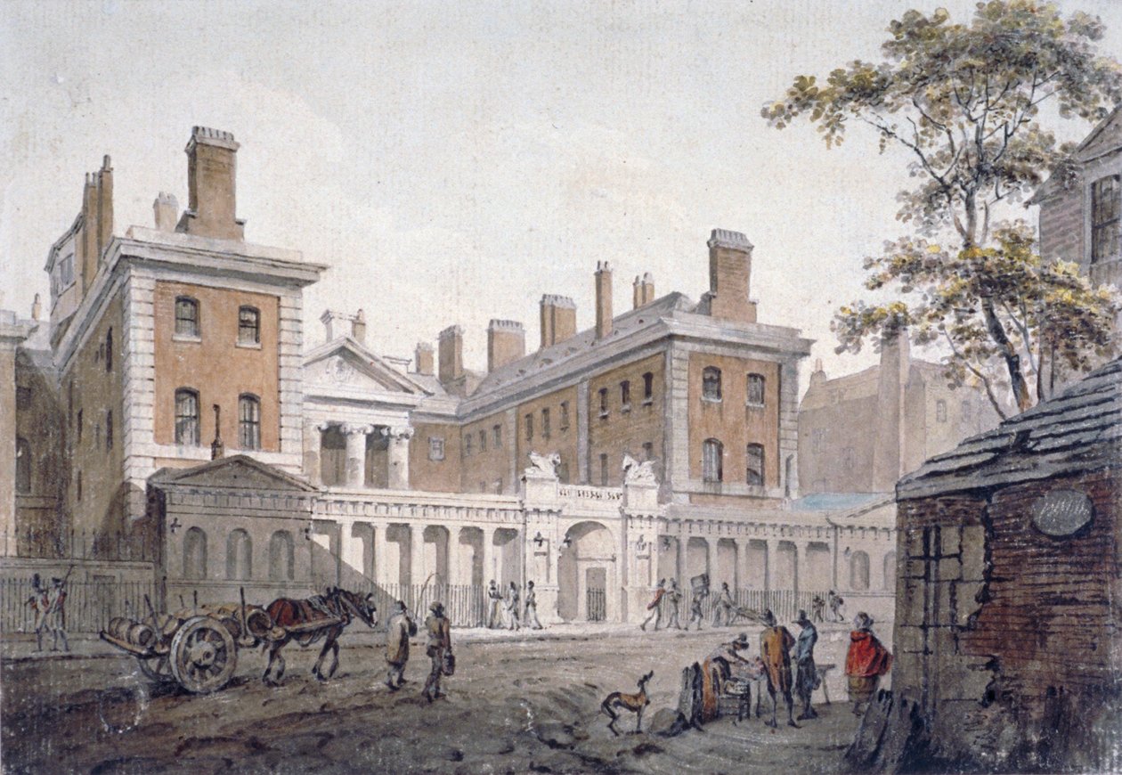 El Almirantazgo, Whitehall, Londres, 1796 de James Miller