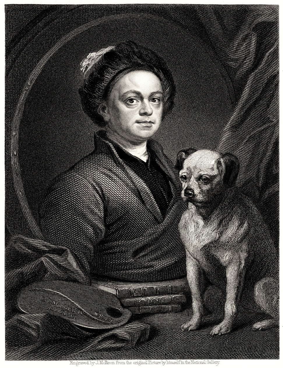 Gulielmus Hogarth, siglo XIX de James Mollison