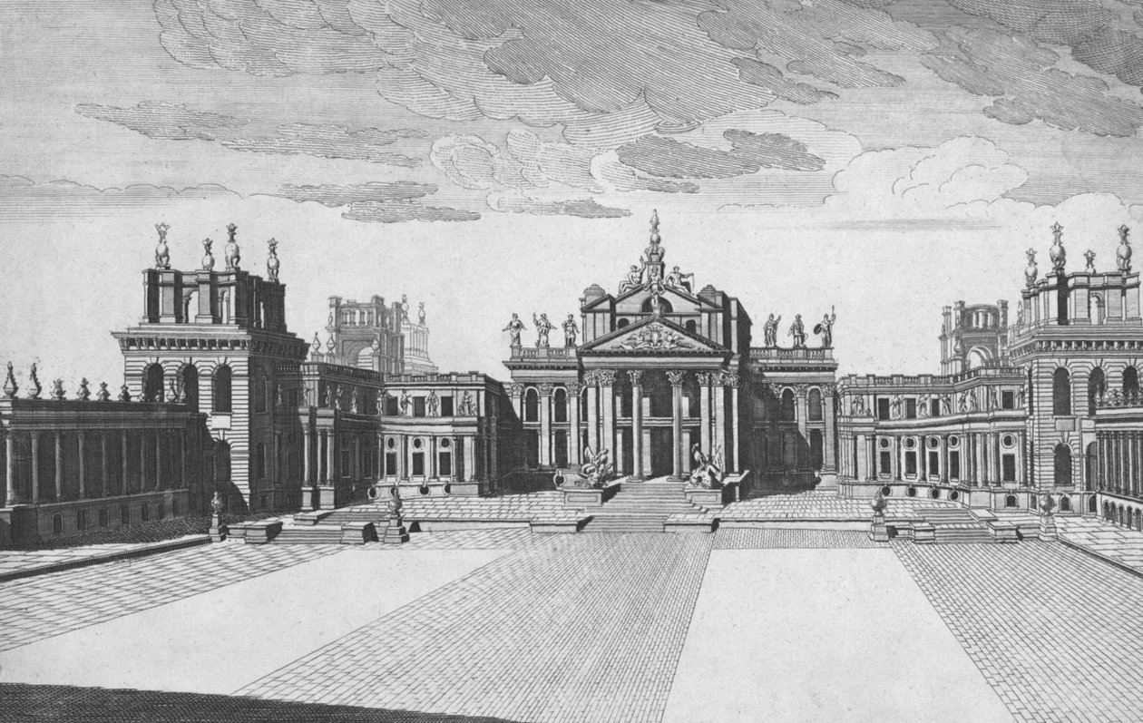 Palacio de Blenheim, Woodstock, Oxfordshire, mediados del siglo XVIII de James Mynde