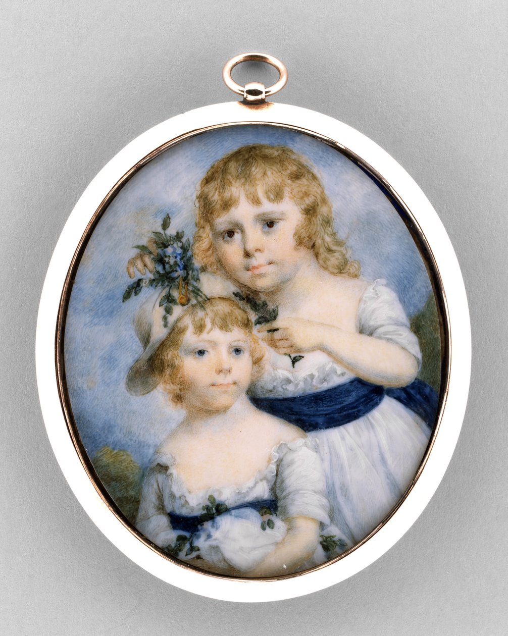 Retrato de dos hermanas, c.1795 de James Nixon