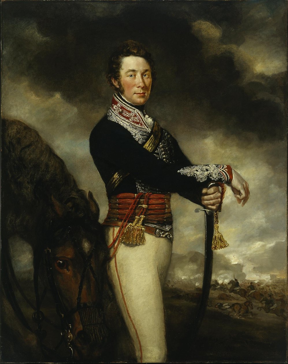 Capitán Peter Hawker del 14º de Dragones Ligeros de James Northcote