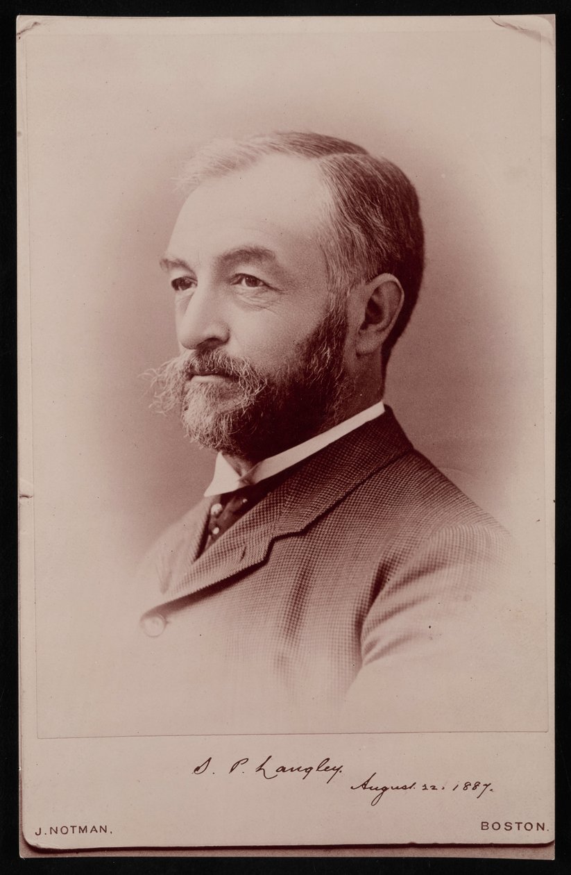 Retrato de Samuel Pierpont Langley 1834-1906, 22 de agosto de 1887 de James Notman