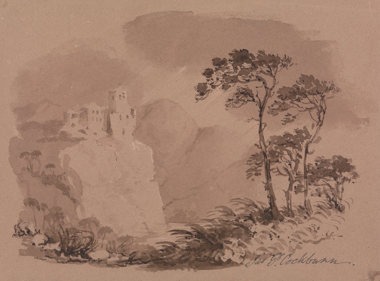 Paisaje italianizante de James Pattison Cockburn