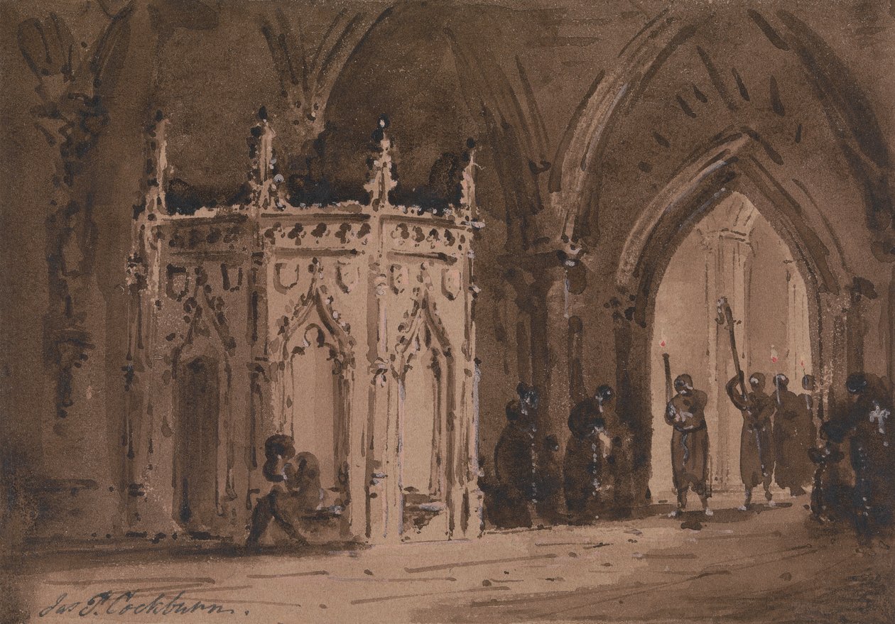 Procesión en una iglesia de James Pattison Cockburn