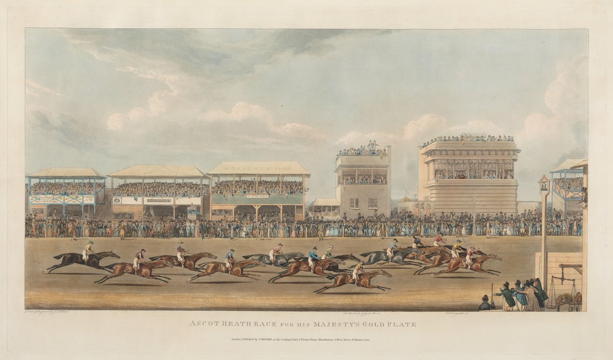 Carrera de Ascot Heath por la bandeja de oro de Su Majestad de James Pollard