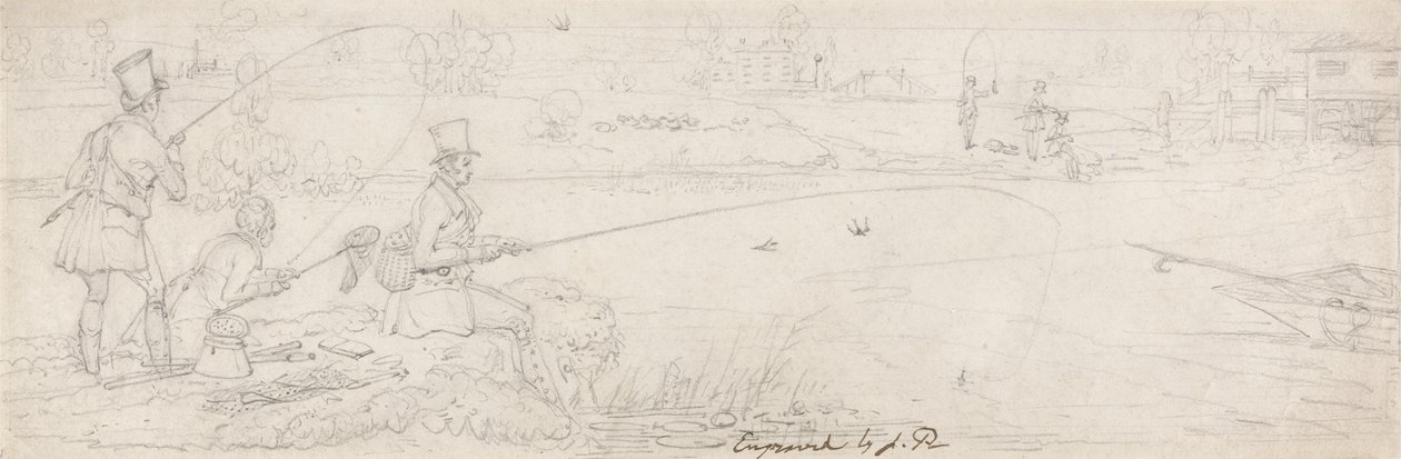 Pesca de fondo cerca de Totten Mill de James Pollard
