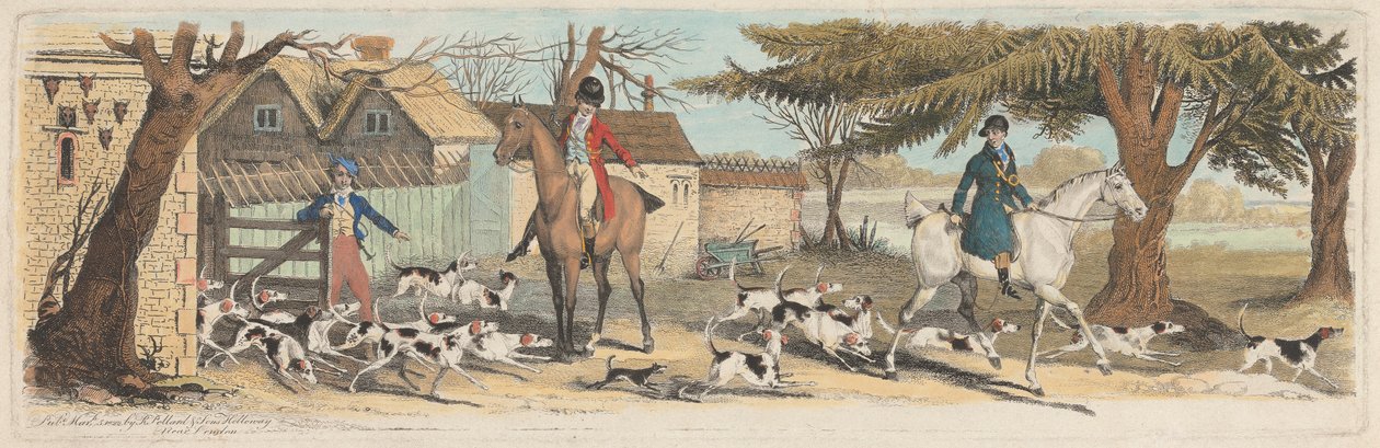 Fox-Hunting [juego de tres de cuatro]: 1.Desenjaulado de James Pollard