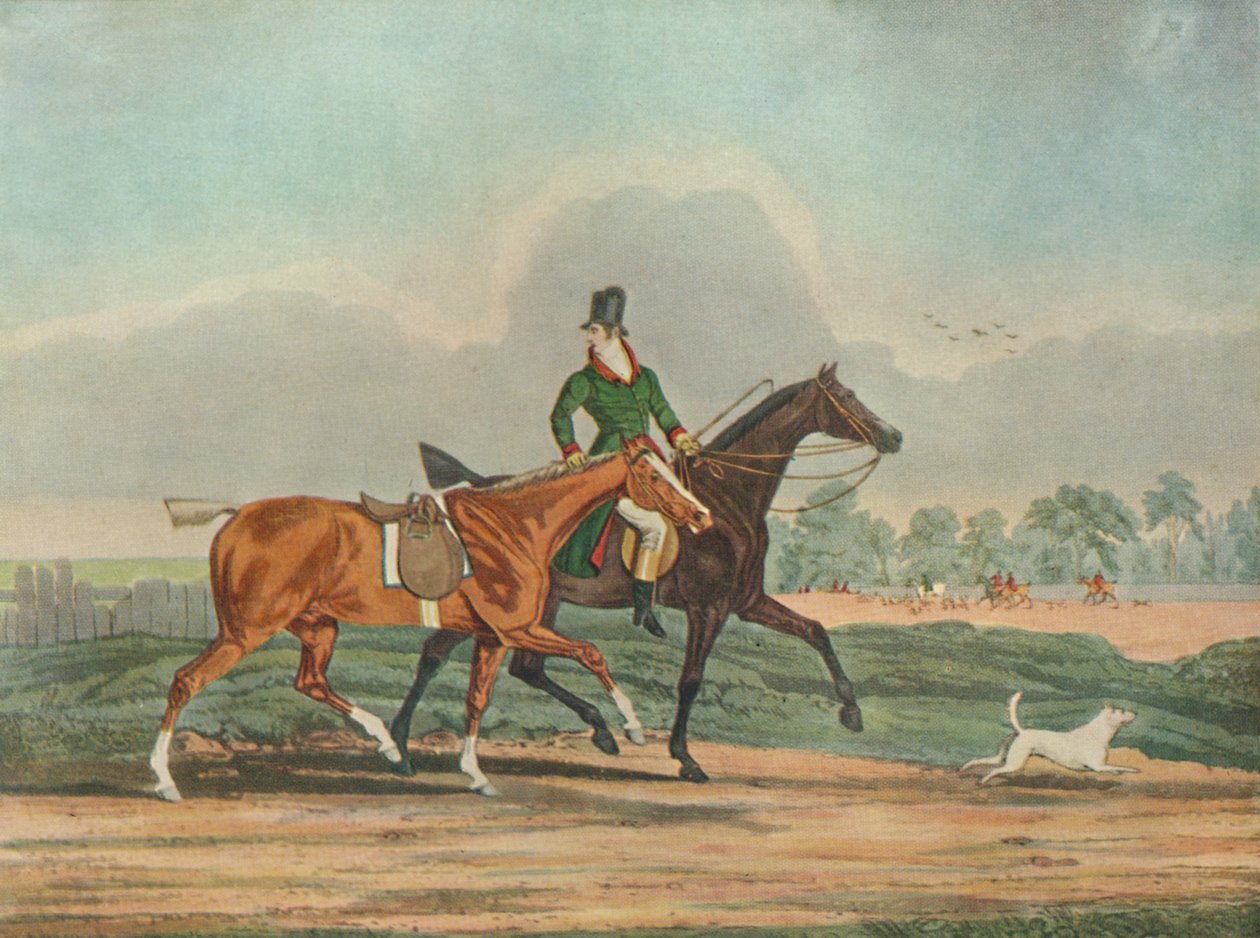 Cazadores en Covertside, principios del siglo XIX, 1929 de James Pollard