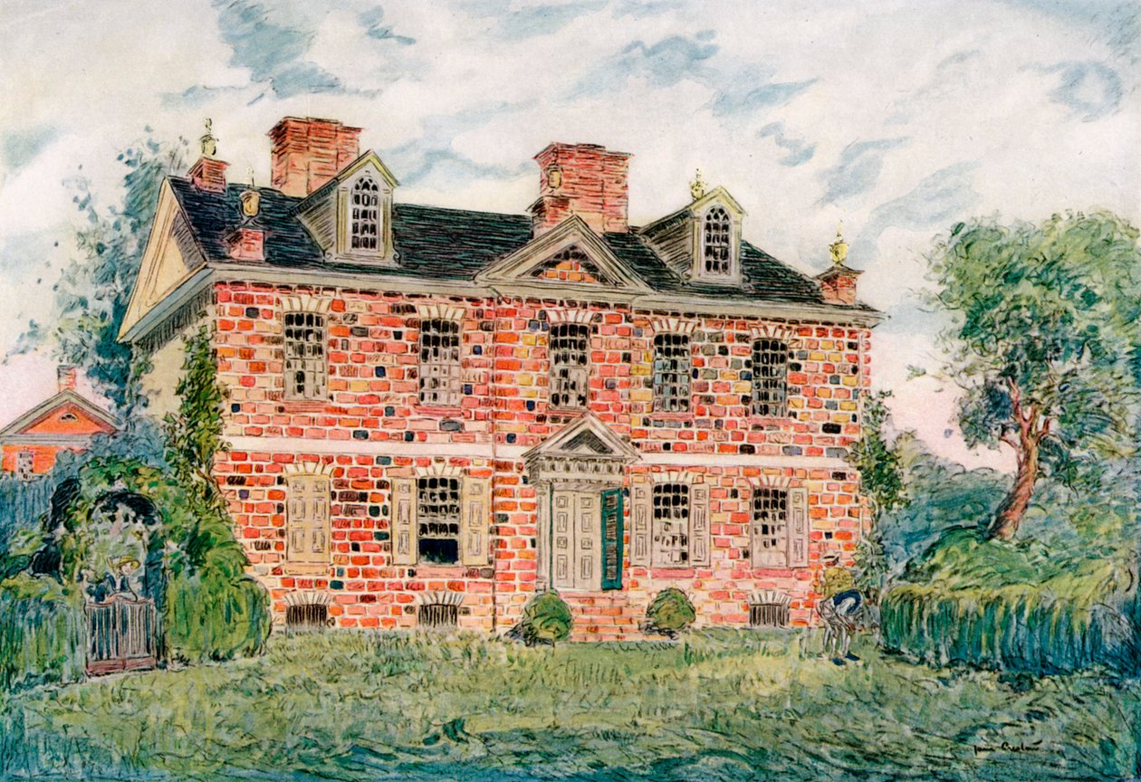 Cliveden, Germantown, Pensilvania, EE.UU., siglo XVIII, 1921 de James Preston